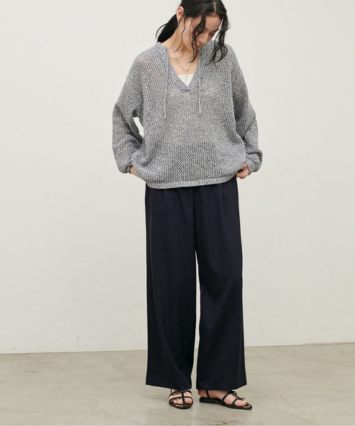 LARUTA(ラルータ)の「【LARUTA】ストレッチイージーパンツ(その他パンツ・レディース・ネイビー/ベージュ・MEDIUM)」の11枚目の写真