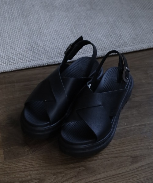 PALLADIUM（パラディウム）の「PALLACRUISE CROSSED クロスド サンダル（サンダル・レディース・ブラック・25cm/24.5cm/24cm/23.5cm/22.5cm）」の4枚目の写真