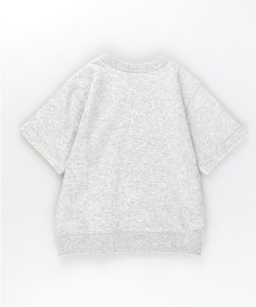 BRANSHES（ブランシェス）の「【Champion/チャンピオン】半袖スウェットTシャツ（Tシャツ/カットソー・キッズ・グレー/ブラック・100/150/120/140/130/110）」の3枚目の写真