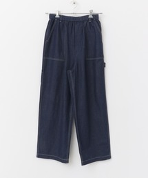かぐれ | コットンリネンデニムペインターパンツ(デニムパンツ)