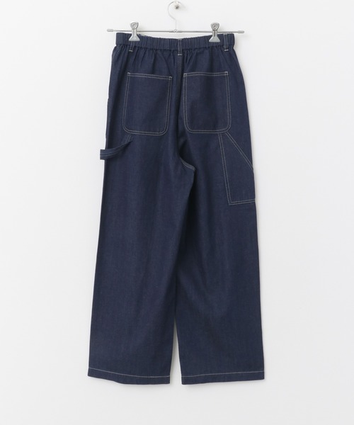 かぐれ（カグレ）の「コットンリネンデニムペインターパンツ（デニムパンツ・レディース・インディゴブルー・FREE）」の8枚目の写真