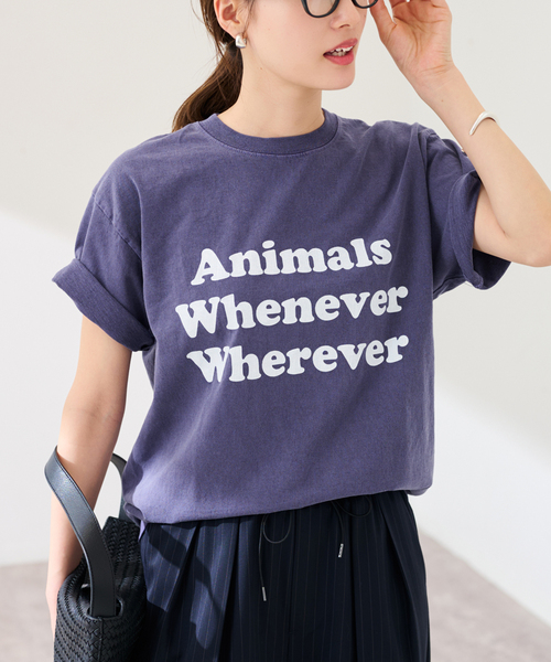 STUDIO ANIMALS 別注WHENEVER WH（Tシャツ/カットソー）｜FRAMeWORK