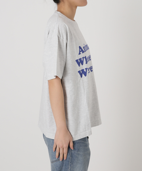 FRAMeWORK(フレームワーク)の「STUDIO ANIMALS 別注WHENEVER WH(Tシャツ/カットソー・レディース・ネイビー/ブラウン/ライトグレー・FREE)」の15枚目の写真