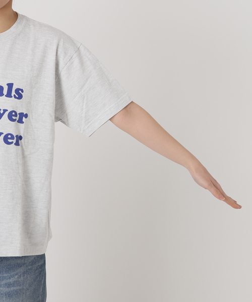 FRAMeWORK(フレームワーク)の「STUDIO ANIMALS 別注WHENEVER WH(Tシャツ/カットソー・レディース・ネイビー/ブラウン/ライトグレー・FREE)」の16枚目の写真