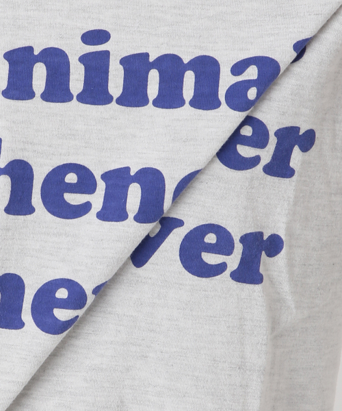 FRAMeWORK(フレームワーク)の「STUDIO ANIMALS 別注WHENEVER WH(Tシャツ/カットソー・レディース・ネイビー/ブラウン/ライトグレー・FREE)」の9枚目の写真