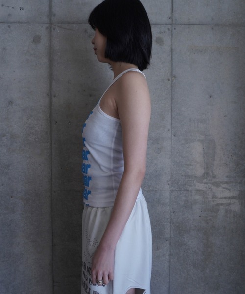 ASHLEY WILLIAMS（アシュリーウィリアムス）の「VEST（タンクトップ・レディース・ホワイト・M）」の3枚目の写真