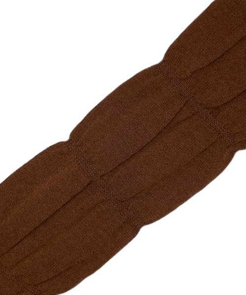 FAKUI(ファクイ)の「SHIRRING SOCKS / シャーリングソックス(ソックス/靴下・レディース・キャメル/ブルー・22.0~24.0cm)」の3枚目の写真