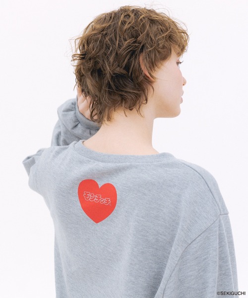 Heather(ヘザー)の「【モンチッチ×Heather】アソート柄裏毛スウェット 659564(スウェット・レディース・レッド/グレー/オフホワイト・FREE)」の11枚目の写真