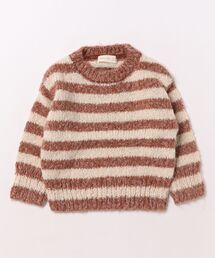 Rylee + Cru（ライリーアンドクルー）の「【Rylee＋Cru】ASPEN SWEATER || MOCHA STRIPE（その他ベビー用品）」