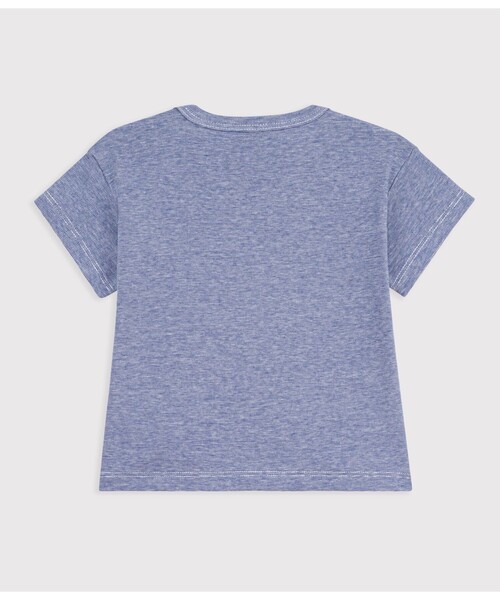 PETIT BATEAU(プチバトー)の「ボーダー半袖Tシャツ(Tシャツ/カットソー・キッズ・ホワイト×ブルー・24MONTH/12MONTH/36MONTH/18MONTH)」の3枚目の写真