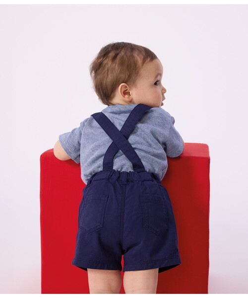 PETIT BATEAU(プチバトー)の「ボーダー半袖Tシャツ(Tシャツ/カットソー・キッズ・ホワイト×ブルー・24MONTH/12MONTH/36MONTH/18MONTH)」の6枚目の写真