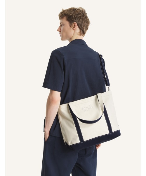 MAISON KITSUNE HANDWRITING LARGE TOTE（トートバッグ）｜Maison 