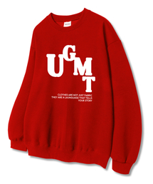 UGMT ワン 裏毛 スウェット Tシャツ レッド