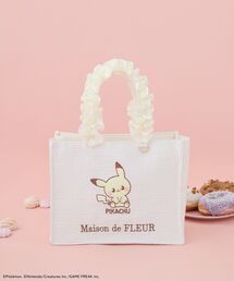 Maison de FLEUR | フリルトートバッグ ピカチュウ(トートバッグ)