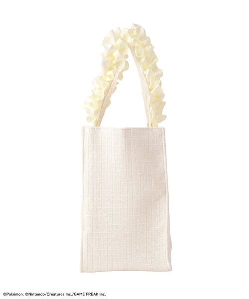 Maison de FLEUR（メゾンドフルール）の「フリルトートバッグ ピカチュウ（トートバッグ・レディース・ライトイエロー・FREE）」の4枚目の写真