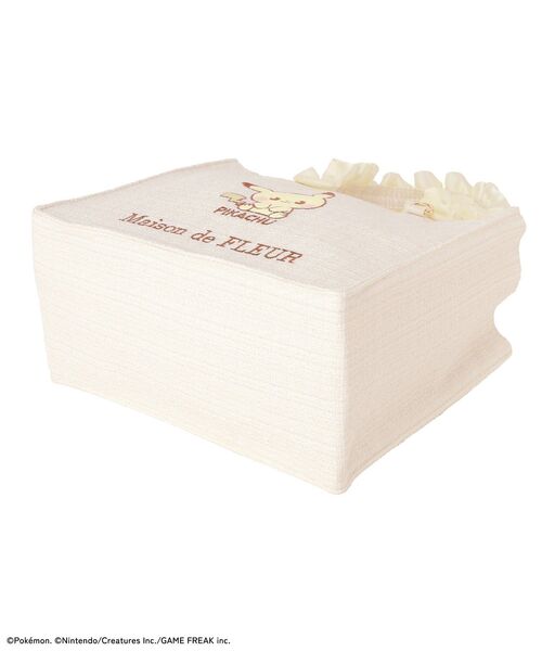 Maison de FLEUR（メゾンドフルール）の「フリルトートバッグ ピカチュウ（トートバッグ・レディース・ライトイエロー・FREE）」の17枚目の写真