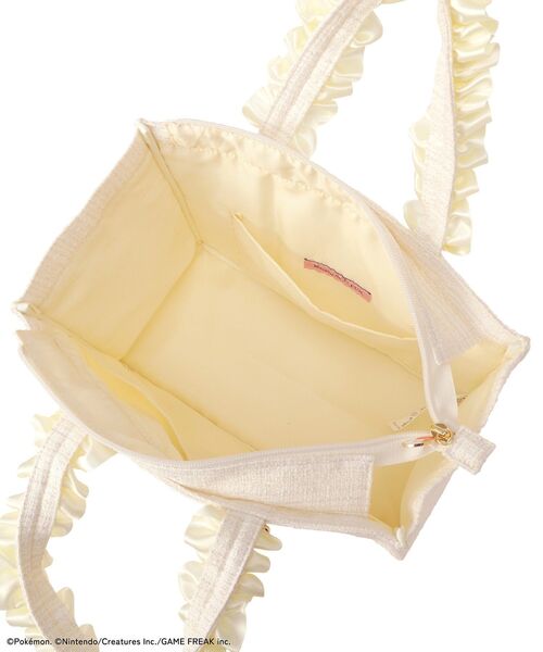 Maison de FLEUR（メゾンドフルール）の「フリルトートバッグ ピカチュウ（トートバッグ・レディース・ライトイエロー・FREE）」の14枚目の写真