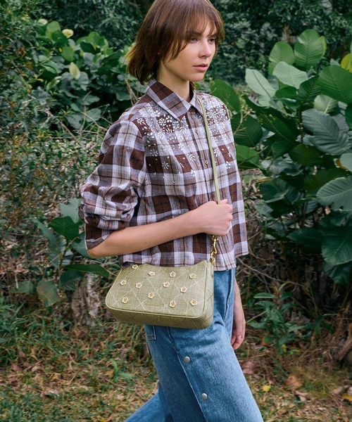 CHARLES & KEITH 花模様ショルダーバッグ バッグ CHARLES & KEITH 花模様ショルダーバッグ