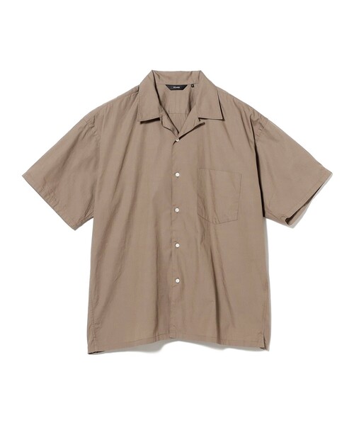 BEAMS(ビームス)の「ブロード オープンカラー シャツ【リラックスフィット】(シャツ/ブラウス・メンズ・ホワイト/ミント/ブラック/ベージュ・S/XL/L/M)」の4枚目の写真