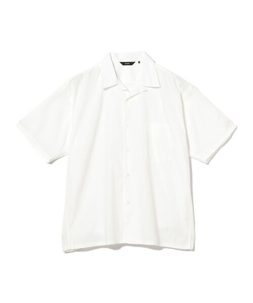 BEAMS(ビームス)の「ブロード オープンカラー シャツ【リラックスフィット】(シャツ/ブラウス・メンズ・ホワイト/ミント/ブラック/ベージュ・S/XL/L/M)」の2枚目の写真