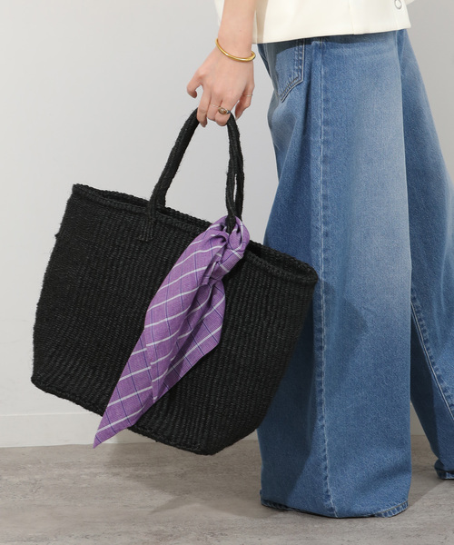 BAGMATI /バグマティ shopping ラフィアライクバッグ（かごバッグ