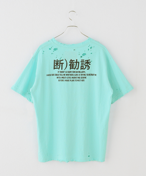 TEPPEIFURUYAMA(テッペイフルヤマ)の「TEPPEI FURUYAMA /テッペイフルヤマ TINDER BELL(Tシャツ/カットソー・レディース・ブラック/ブルー・2)」の14枚目の写真