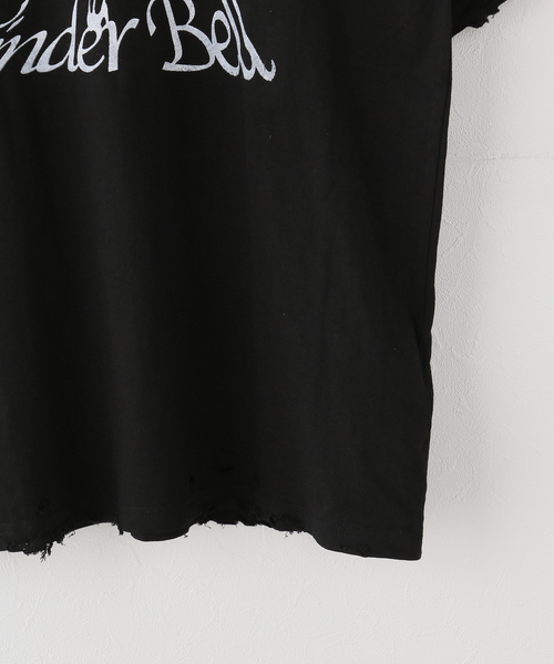 TEPPEIFURUYAMA(テッペイフルヤマ)の「TEPPEI FURUYAMA /テッペイフルヤマ TINDER BELL(Tシャツ/カットソー・レディース・ブラック/ブルー・2)」の10枚目の写真