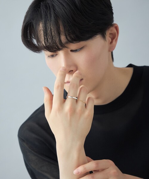Jouete（ジュエッテ）の「[ジョイトゥーリング] チェーン コンビカラー（リング・レディース・ゴールド系その他・M/S）」の8枚目の写真
