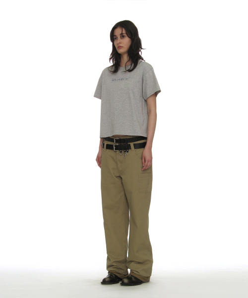 PARTIMENTO WOMEN(パルティメントウィメン)の「DBRプリントレギュラーTシャツ_メランジ(Tシャツ/カットソー・レディース・その他・OS)」の3枚目の写真
