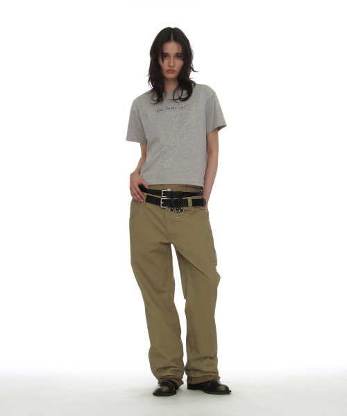 PARTIMENTO WOMEN(パルティメントウィメン)の「DBRプリントレギュラーTシャツ_メランジ(Tシャツ/カットソー・レディース・その他・OS)」の6枚目の写真
