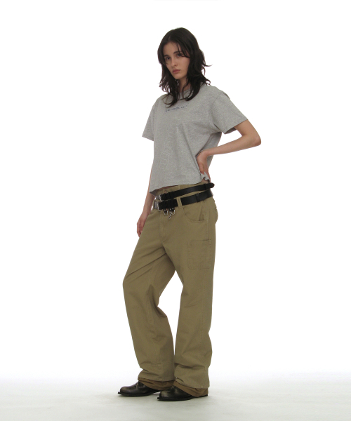 PARTIMENTO WOMEN(パルティメントウィメン)の「DBRプリントレギュラーTシャツ_メランジ(Tシャツ/カットソー・レディース・その他・OS)」の7枚目の写真
