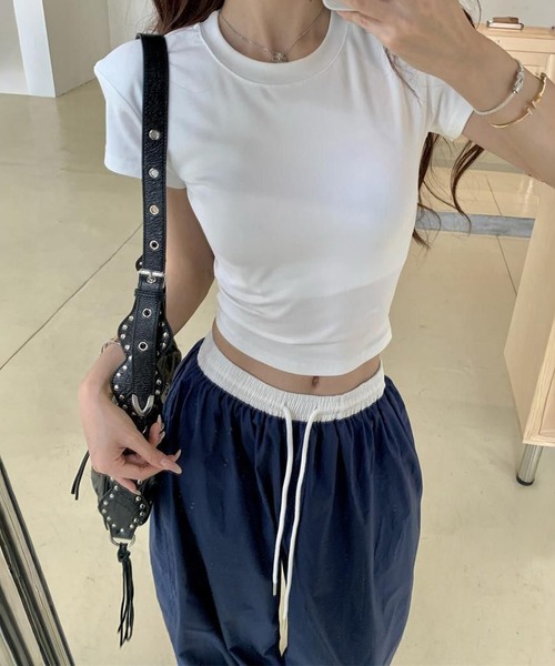 shyam inspiration(シャムインスピレーション)の「ウエスト切替イージーパンツ(その他パンツ・レディース・ネイビー/ブラック・M/L)」の15枚目の写真