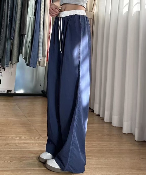shyam inspiration(シャムインスピレーション)の「ウエスト切替イージーパンツ(その他パンツ・レディース・ネイビー/ブラック・M/L)」の13枚目の写真