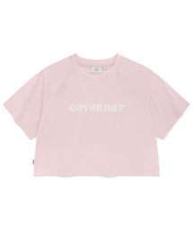 ウィメンズクーパー ロゴアイス クロップTシャツ ライトピンク