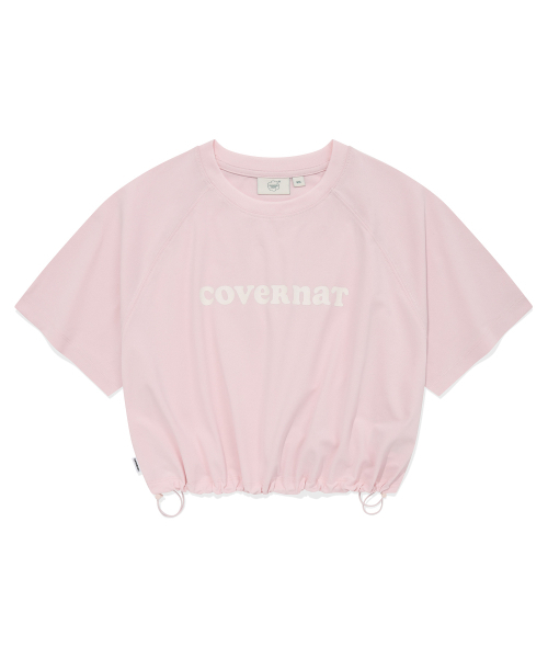 COVERNAT WOMAN(カバーナットウーマン)の「ウィメンズクーパー ロゴアイス クロップTシャツ ライトピンク(Tシャツ/カットソー・レディース・その他・WS/WM)」の7枚目の写真