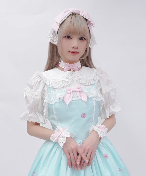 Chalmiere（シャルミエール）の「パンジーカップケーキ柄JSK