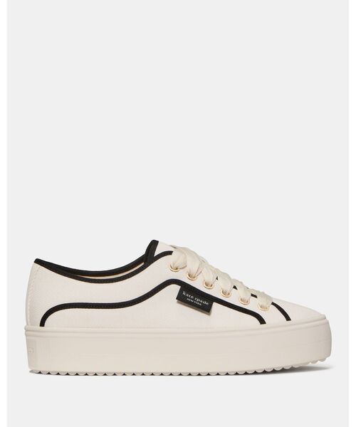 kate spade new york（ケイトスペード ニューヨーク）の「サム アイコン プラットフォーム スニーカー（スニーカー・レディース・ベージュ・8/7/6/5）」の4枚目の写真