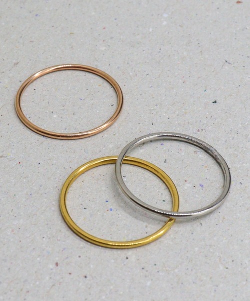 Bilan(ビラン)の「【BILAN】Simple Ring/シンプルリング(リング・レディース・ゴールド/ピンクゴールド/シルバー・9号/12号)」の5枚目の写真