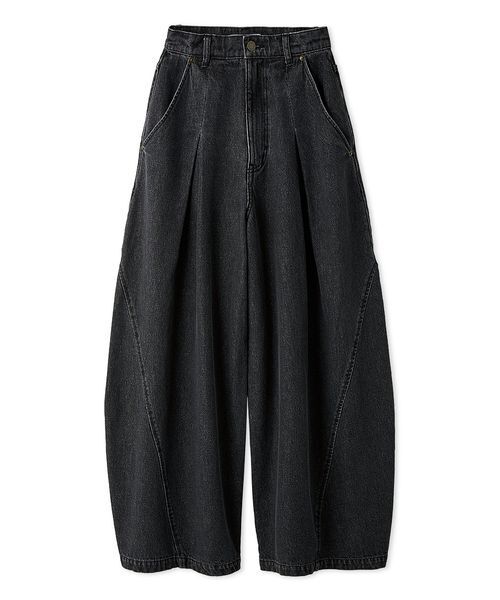 カーブワイドデニム（デニムパンツ）｜SNIDEL（スナイデル）の