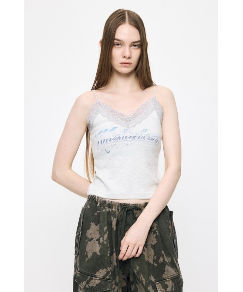 RETRO FADE LACE キャミソール(キャミソール)|MOUSSY(マウジー)の RETRO FADE LACE キャミソール(キャミソール)|MOUSSY(マウジー)の