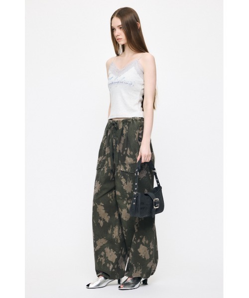 MOUSSY（マウジー）の「RETRO FADE LACE キャミソール（キャミソール・レディース・杢グレー/ライトブラック/ブラウン・FREE）」の18枚目の写真