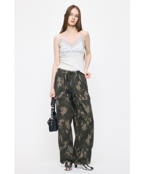 MOUSSY（マウジー）の「RETRO FADE LACE キャミソール（キャミソール・レディース・杢グレー/ライトブラック/ブラウン・FREE）」の19枚目の写真