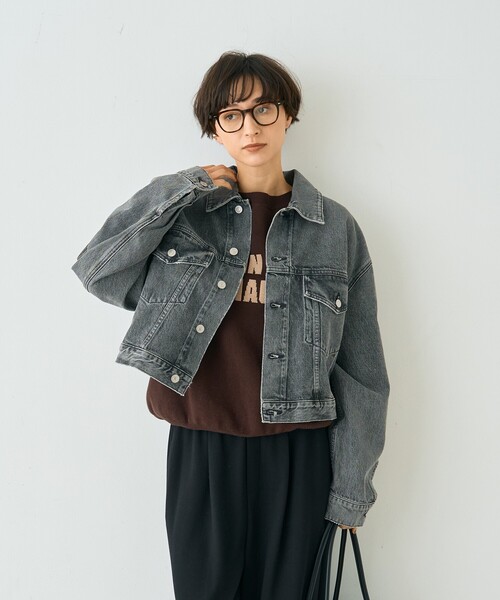 Rouge vif(ルージュヴィフ)の「【SEESON/シーズン】AUDE スクエアフレーム オーバル メガネ(メガネ・レディース・ダークブラウン/ブラウン・フリー)」の15枚目の写真