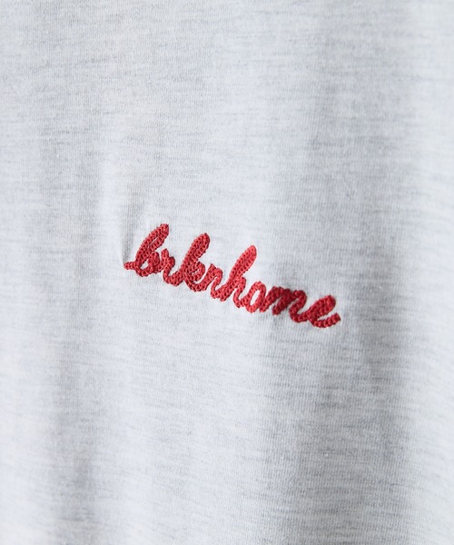 brknhome(ブロークンホーム)の「【BRKNHOME/ブロークンホーム】×【ZERO STAIN/ゼロステイン】【裾・袖ドローコードで変化】コラボTシャツ 汗染み防止 チェーン刺繍 オーバーサイズ(Tシャツ/カットソー・メンズ・ホワイト/オフホワイト/スミクロ・LARGE/MEDIUM)」の6枚目の写真