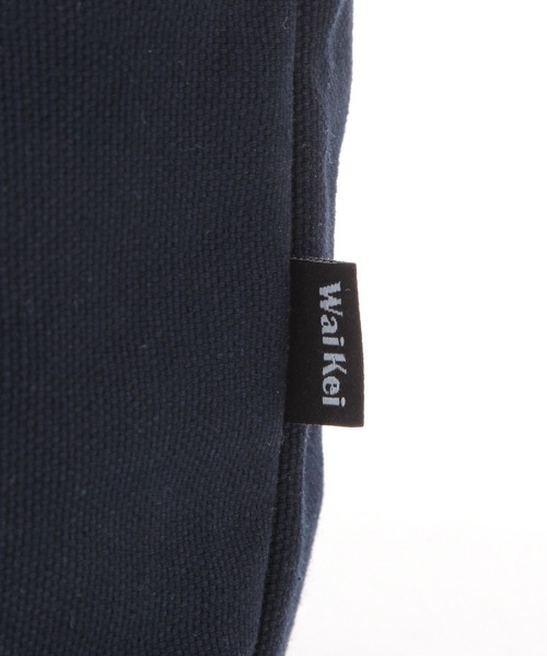 WaiKei(ワイケイ)の「【UNISEX】Wai Kei×ALAND/Aロゴレタリングエコバッグ(トートバッグ・レディース・ネイビー/アイボリー・FREE)」の17枚目の写真