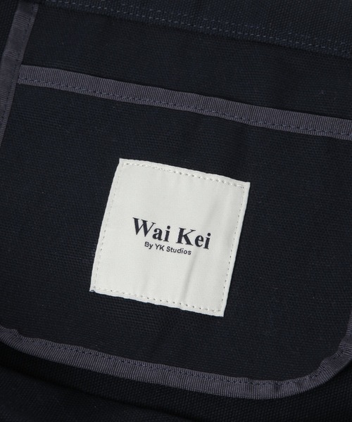 WaiKei(ワイケイ)の「【UNISEX】Wai Kei×ALAND/Aロゴレタリングエコバッグ(トートバッグ・レディース・ネイビー/アイボリー・FREE)」の19枚目の写真