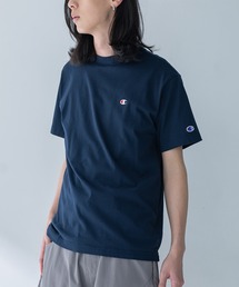 【Champion】ワンポイントロゴ半袖Tシャツ