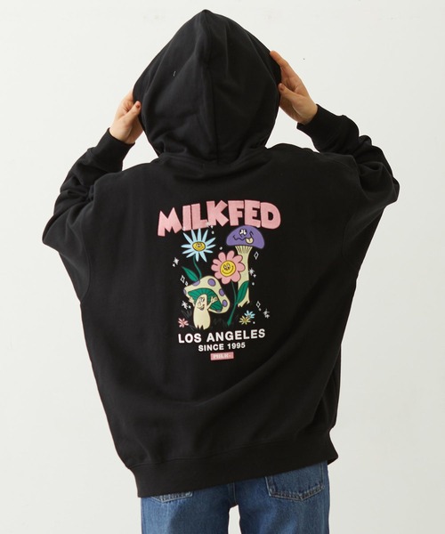 FUNNY COLLEAGUES ZIP UP HOODIE（パーカー）｜MILKFED.（ミルクフェド