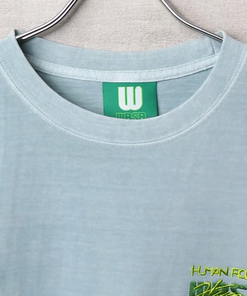 WBSB（ダブルビーエスビー）の「WBSB/ダブルビーエスビー ×Hime/ヒメ × HUMANROBOT/ヒューマンロボット GhosTee girl S/S TEE プリントデザイン クルーネック Tシャツ メンズ 秋 秋服 2026年秋冬（Tシャツ/カットソー・メンズ・ホワイト/サックスブルー・M/L/XL）」の5枚目の写真
