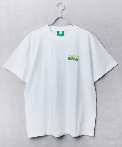 WBSB（ダブルビーエスビー）の「WBSB/ダブルビーエスビー ×Hime/ヒメ × HUMANROBOT/ヒューマンロボット GhosTee girl S/S TEE プリントデザイン クルーネック Tシャツ メンズ 秋 秋服 2026年秋冬（Tシャツ/カットソー・メンズ・ホワイト/サックスブルー・M/L/XL）」の13枚目の写真